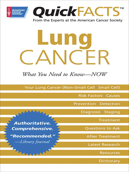 Title details for QuickFACTS Lung Cancer by American Cancer Society - Available